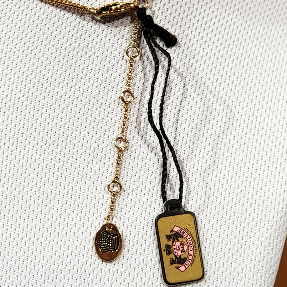 RETIRED JUICY COUTURE NWT HEART LOCK PENDENT NECKLACE - Picture 6 of 6